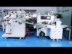 Horizontale Beutel-Maschine der Alkohol-Putzlappen-Maschinen-dauerhafte Seitendichtungs-50Hz 4