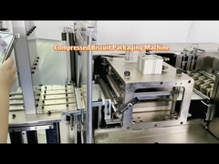 Automatische Streifenverpackungsmaschine. Flache Brausetabletten-Verpackungsmaschine