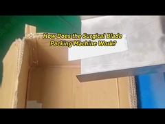 Maschine zur automatischen Verpackung von chirurgischen Klingen