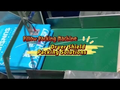 Maschine zum Verpacken von Kissen mit Trockenschild