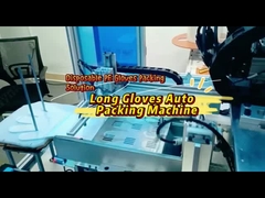 Automatische Verpackungsmaschine Klapp- und Versiegelungsmaschine Haushalt Lange PE-Handschuhe 1 Paar Packung