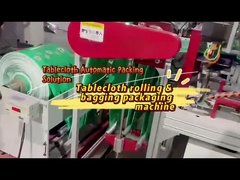 Vorgefertigte Tasche Automatische Beutelmaschine Schreibtisch Tuch Rollverpackungslinie