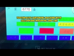 Rohrprodukte Automatische Kartonmaschine mit Zellophan-Endverpackungsmaschine