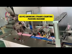 50 Stück Sojamilchstrohhalme Automatische Zähl- und Verpackungsmaschine 220V 3KW