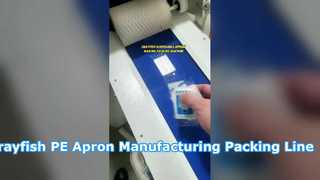 Krebsschürze, automatische Produktionsverpackung, 2-in-1-Maschine