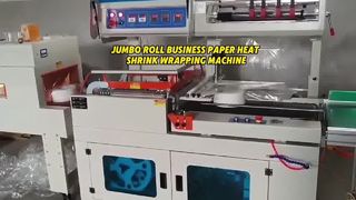 Automatische Schrumpffolienverpackungsmaschine für Jumbo-Geschäftspapierrollen