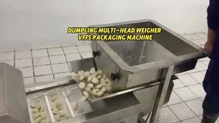 Automatische VFFS-Verpackungsmaschine mit Mehrkopfwaage für gefrorene Knödel