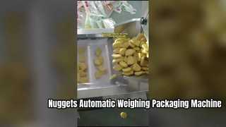 Automatische Nuggets-Wiege-VFFS-Verpackungsmaschine