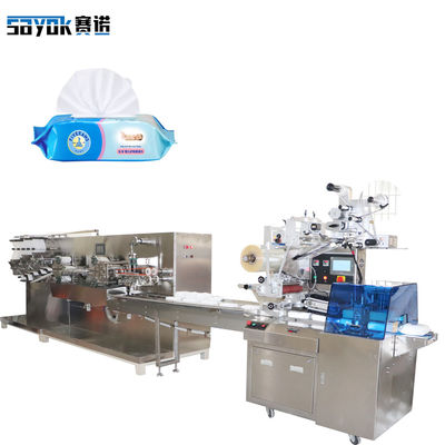 Automatische Hochleistung der SN-6L Feuchtpflegetuch-Verpackungsmaschine-2.15KW