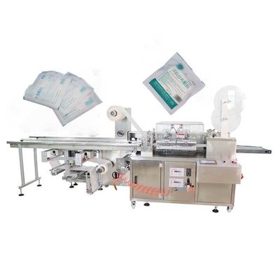 0.6 - Seitenmaschine Gauze Swab Packaging Machine der Dichtpackungs-0.8MPa