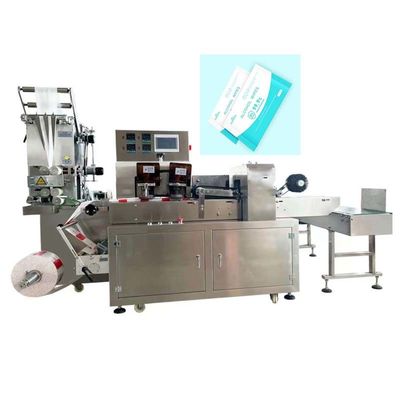 Zählung, faltendes Feuchtpflegetuch-Verpackungsfließband der Verpackungsmaschine-aufschlitzend 3.8KW