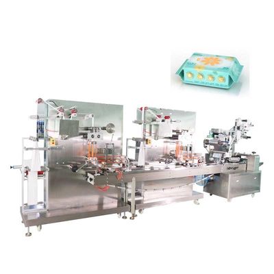 Automatisches Pack-Band Servo gefahrenes kontrolliertes Feuchtpflegetuch-Maschinen-langlebiges Gut ODM