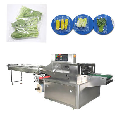 Automatische Gemüseverpackungs-Maschinen-Multifunktionskissen-Satz-Maschine