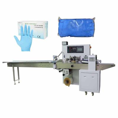 Fluss-Verpackungsmaschine der Handschuh-220V automatische/Verpackungs-Maschine Servo gefahrenes 2.8KW