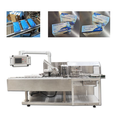 Automatischer Handschuh, der Kartonierungsmechanisches der maschinen-1.5KW gefahren verpackt
