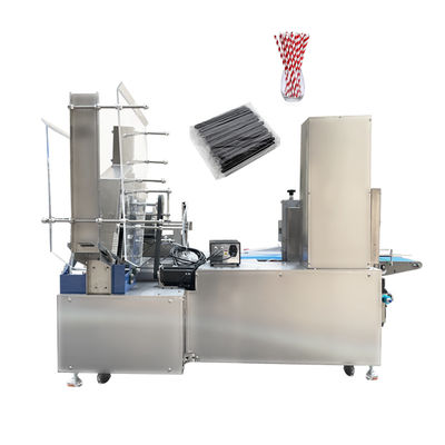 Frucht Juice Straw Packaging Machine Automatic Counting und Verpackung