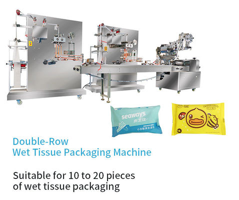 Das Feuchtpflegetuch 2.2KW, das Maschine für das Papier verpackt 5-20 Stücke herstellt, verpacken