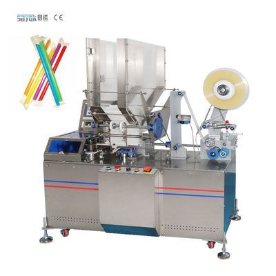 Einfach verpackbare Maschine für die Verpackung mit Plastikhalm automatisch 50 Hz 220 V