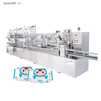 5 KW Wassertüchermaschine Baby-Wassertütermaschine Schneidmaschine Klappmaschine Stapelmaschine