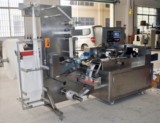 220v Nasse Tücher Verpackungsmaschine Servo-getriebene Stanzmarkierung Nasse Gewebe