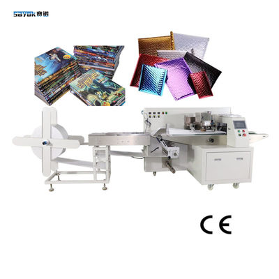 Verpackungsmaschine mit separater Blasenfolie für Buchhalter