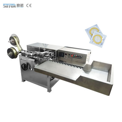 2.5KW Vollautomatische Verpackungsmaschine Naturkautschuk Latex Bulk Kondom Versiegelung Folie Maschine