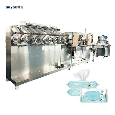 8L Hochleistungs-Familie-Weife-Verpackungsmaschine Servo-getriebene Stapel-System Wipes-Maschine