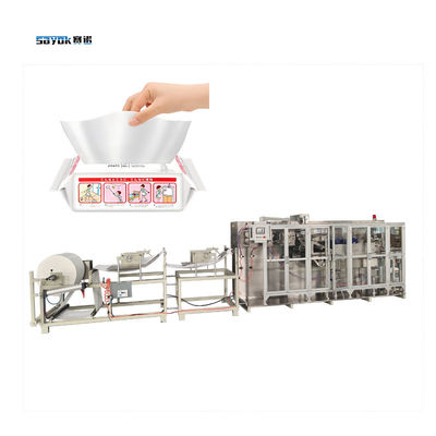 7.5 KW Automatische Wassertücher Verpackungsmaschine mit Servo-Steuerung