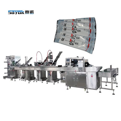 Automatische Fütterung Servietten Essstangen Zahnstocher Besteck Set Verpackungsmaschine mit CE-Zertifizierung