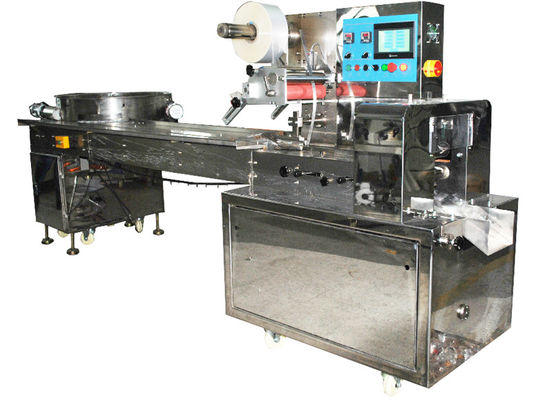 Hochwertige Gummy Candy Automatische Verpackungsmaschine Vibrationsplatten-Kissenverpackungsmaschine