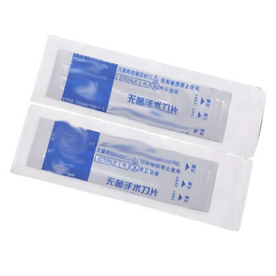Touchscreen-Betrieb Scalpel Blades Verpackungsmaschine 60 Beutel/Min Geschwindigkeit 90*28mm Beutelgröße