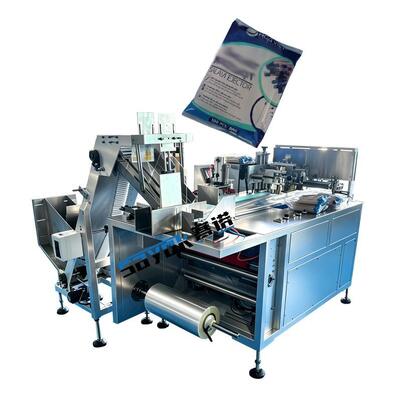 Servogesteuerte Speichelsauger Automatische Zähl- und Verpackungsmaschine 100 Stück Zentrale Rückentasche