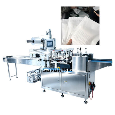 High Quality Bi-Fold Surgical Glove Four Side Packaging Machine With Upper And Lower Film Structure